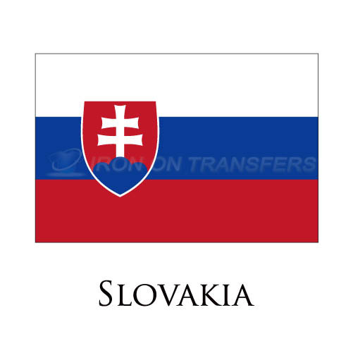 Slovakia flag Iron-on Stickers (Heat Transfers)NO.1982